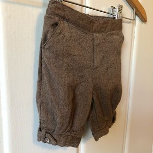 JANIE & JACK | Tweed brown knickers Size 0-3mo